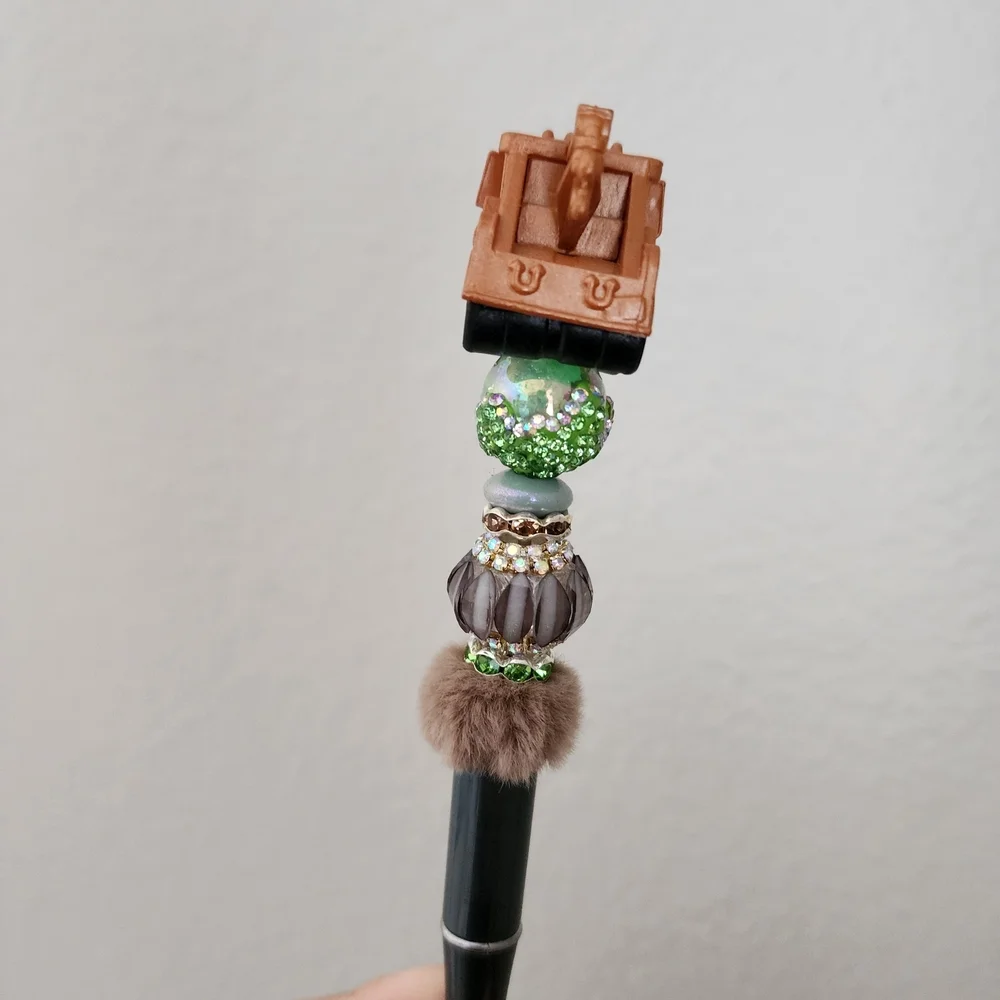 Disney Cars Mater Doorable Custom Beaded Pen Black Ink